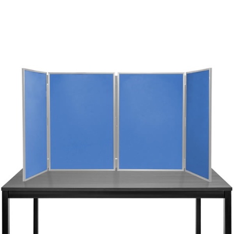 4 Panel Maxi Desktop Folding Panel Display Kit - PVC Frame